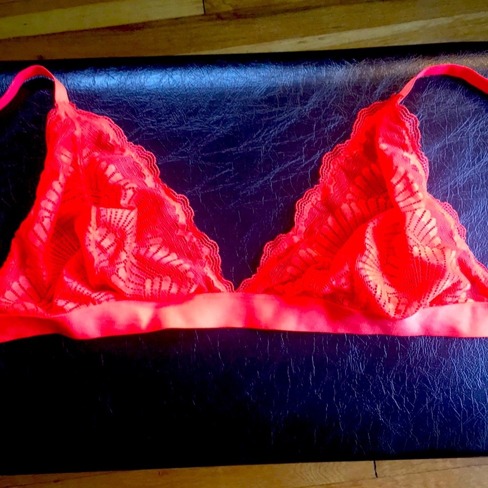 ASOS wireless high apex coral bralette 30H (UK)